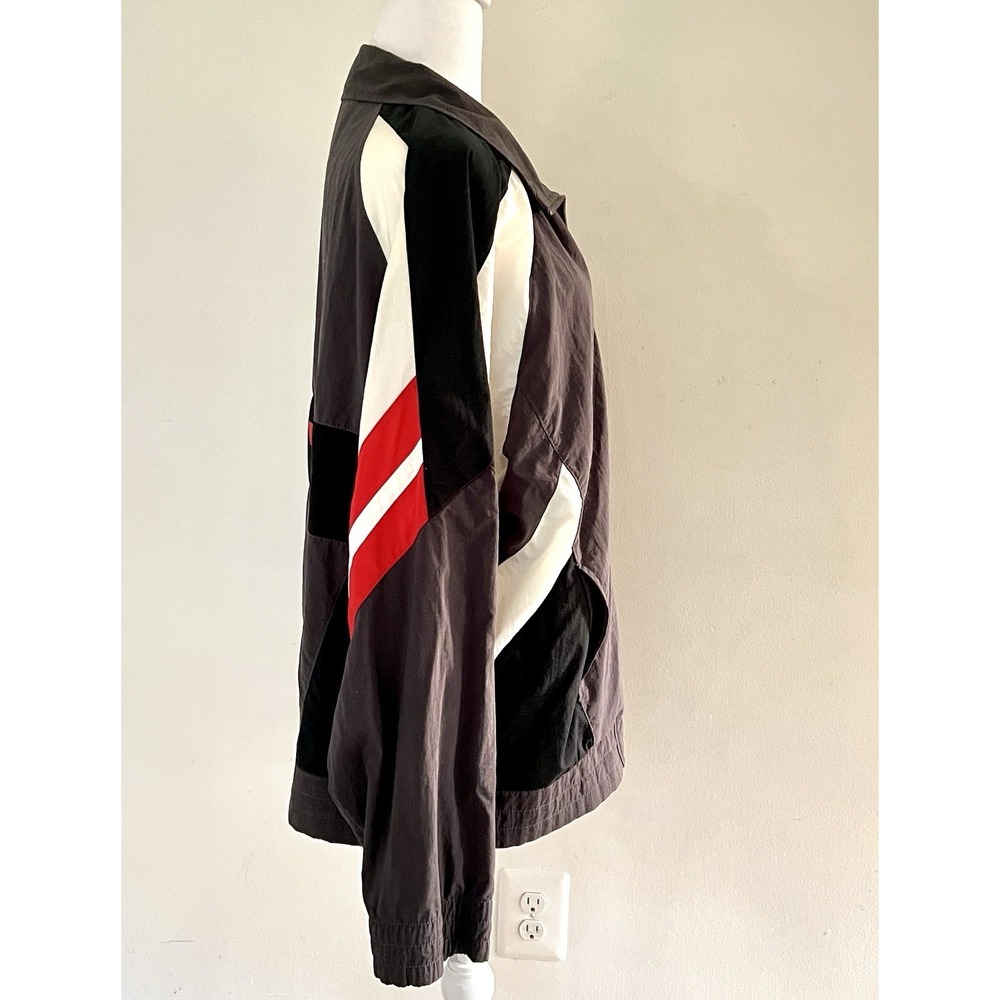 VTG Adidas Jacket Mens‎ XL White Red Grey Trefoil Track Windbreaker 80s Nylon - Picture 5 of 10